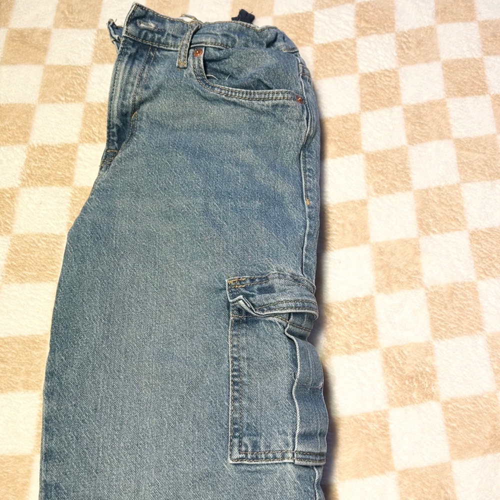 Levi's Kids Blue Cargo Jeans - Picture 6 of 6